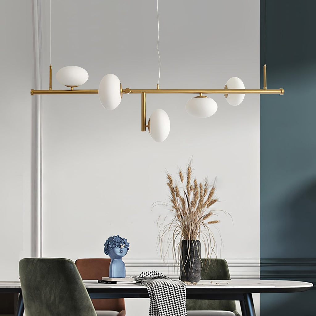 Balance Chandelier en Verre Moderne - Neutralighting