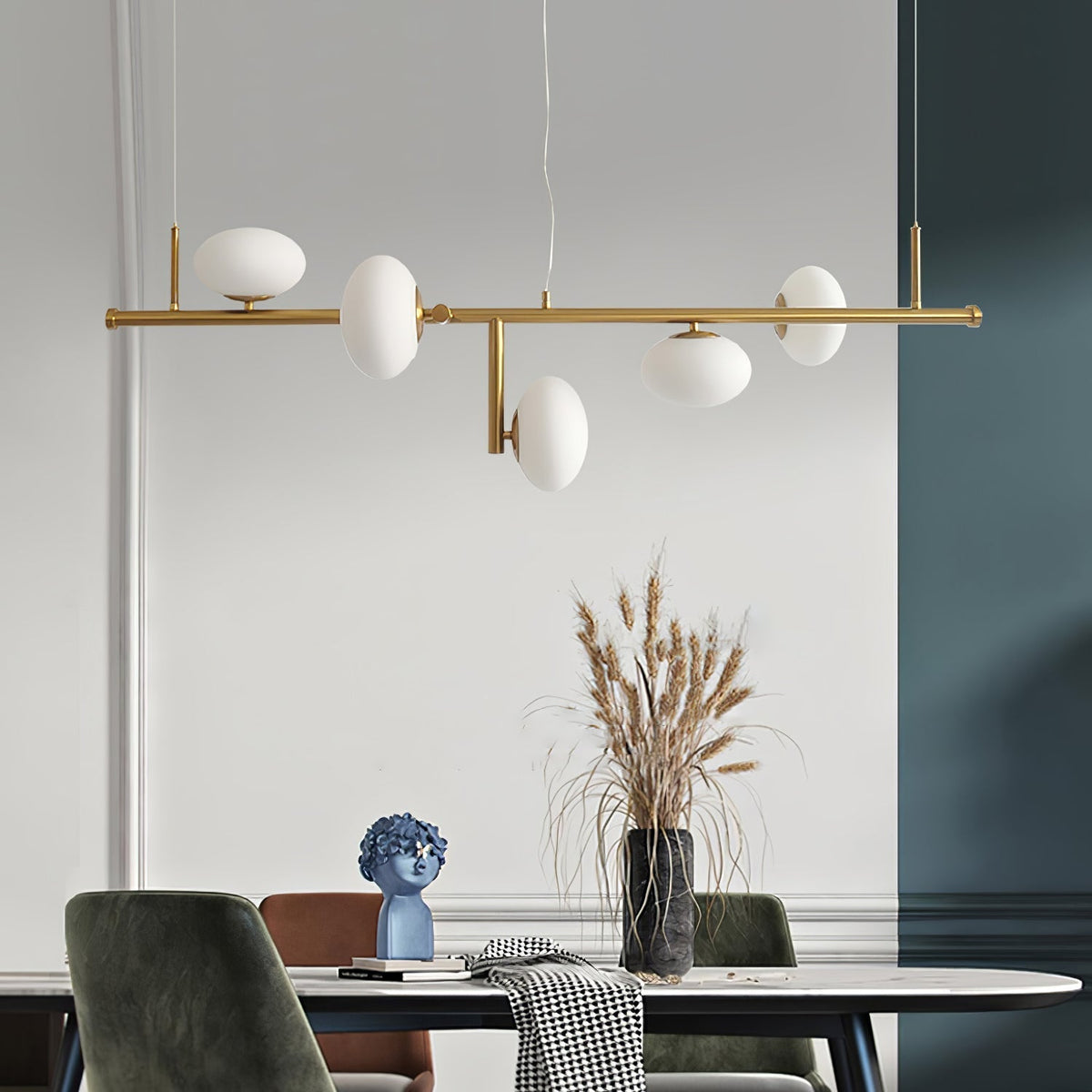 Balance Chandelier en Verre Moderne - Neutralighting