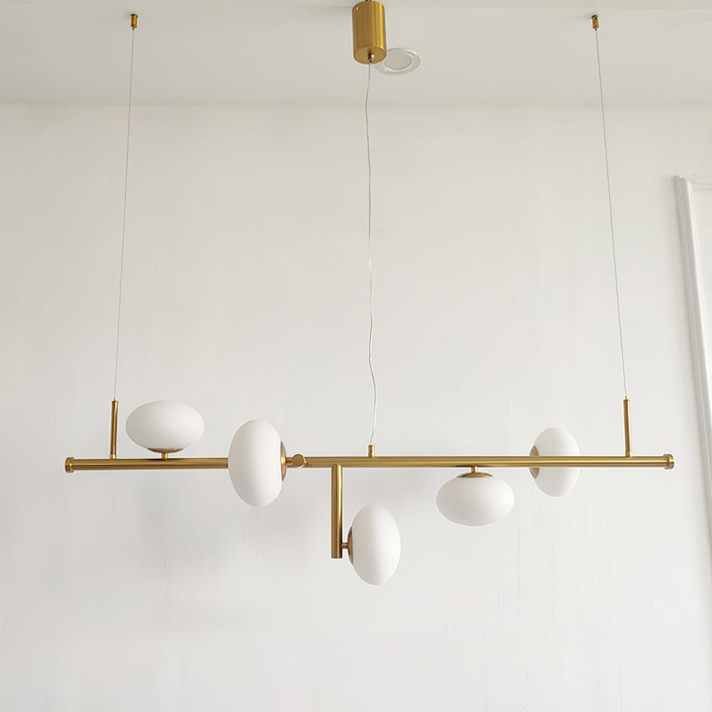 Balance Chandelier en Verre Moderne - Neutralighting