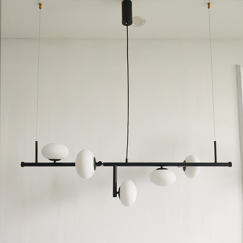 Balance Chandelier en Verre Moderne - Neutralighting