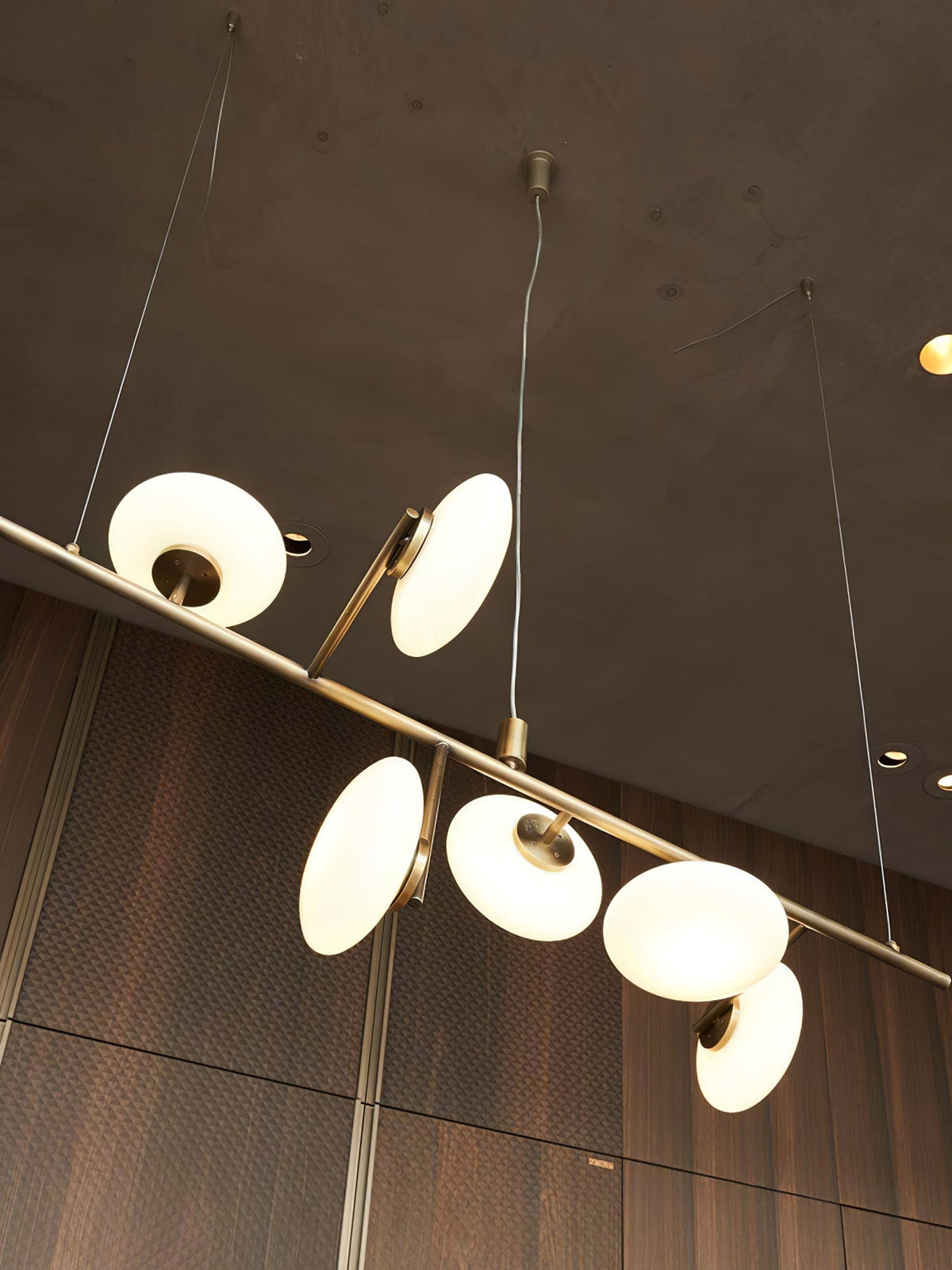 Balance Chandelier en Verre Moderne - Neutralighting