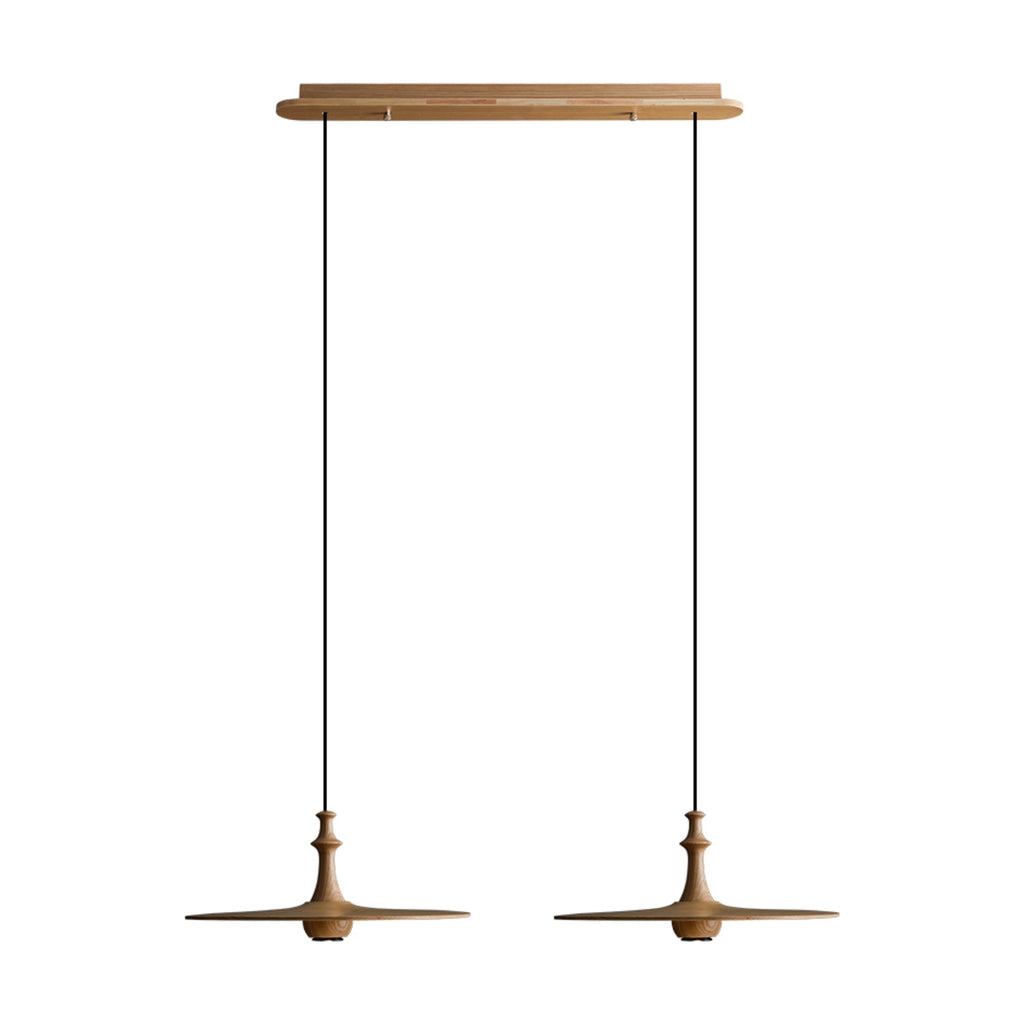 Syrinyra Suspension Sculpturale Disque Bois - Neutralighting
