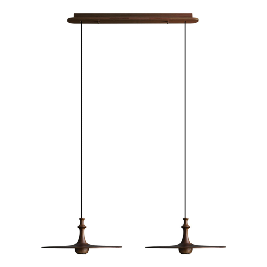 Syrinyra Suspension Sculpturale Disque Bois - Neutralighting