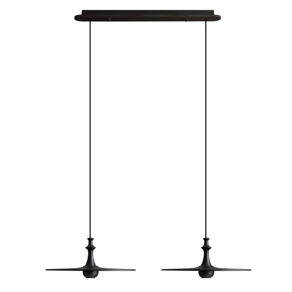 Syrinyra Suspension Sculpturale Disque Bois - Neutralighting