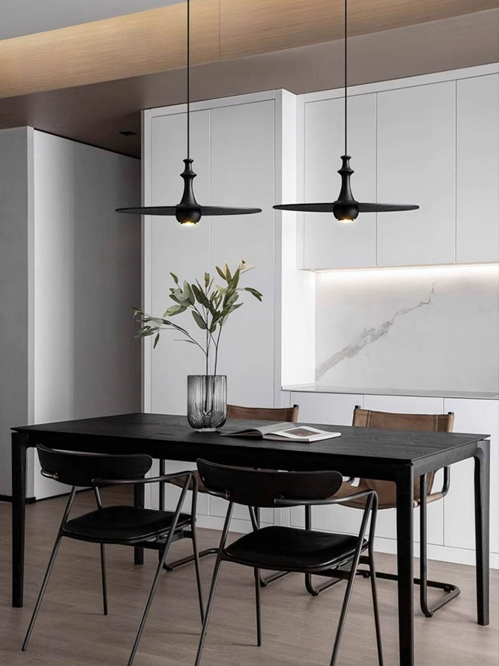 Syrinyra Suspension Sculpturale Disque Bois - Neutralighting