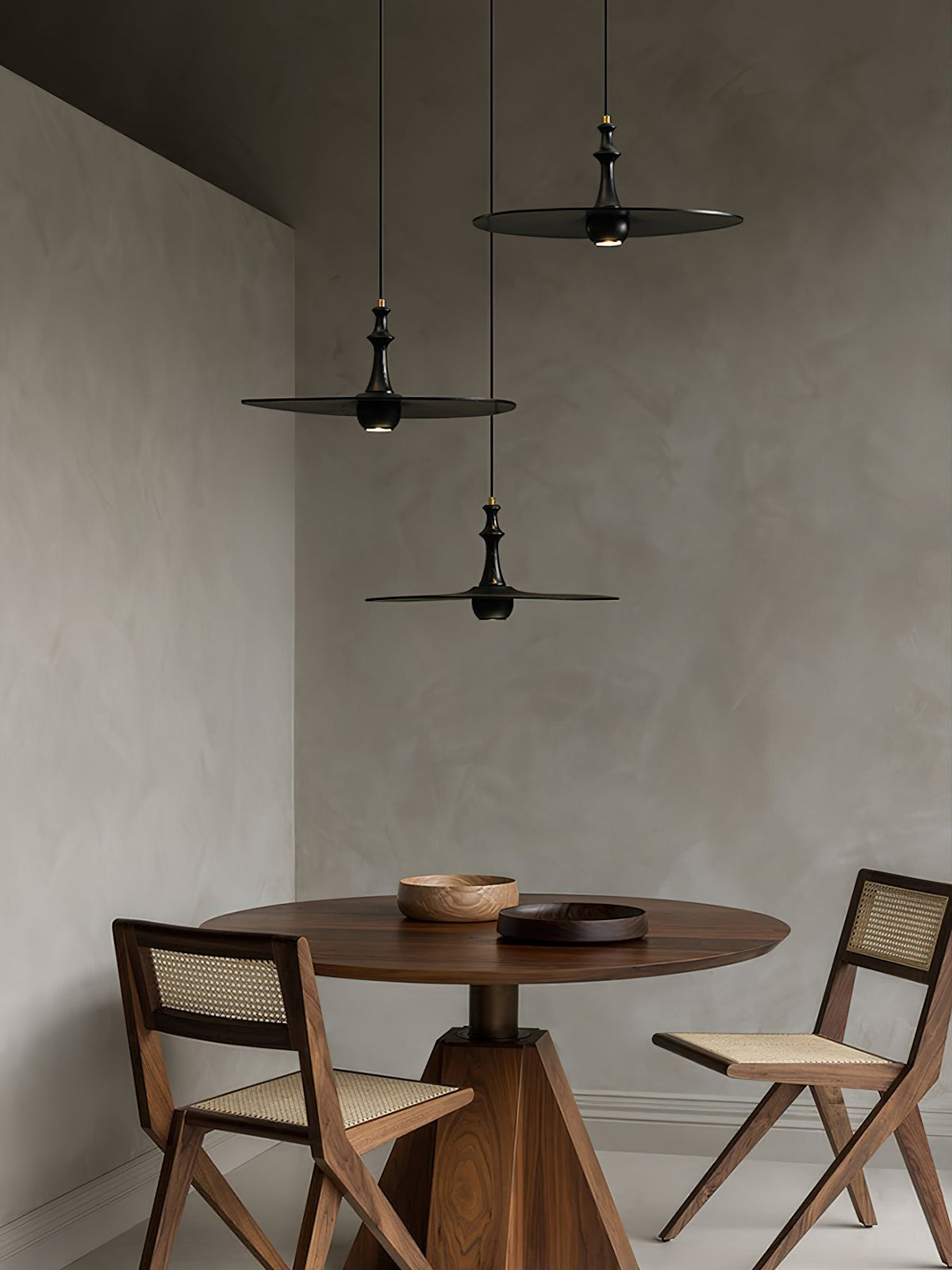 Syrinyra Suspension Sculpturale Disque Bois - Neutralighting