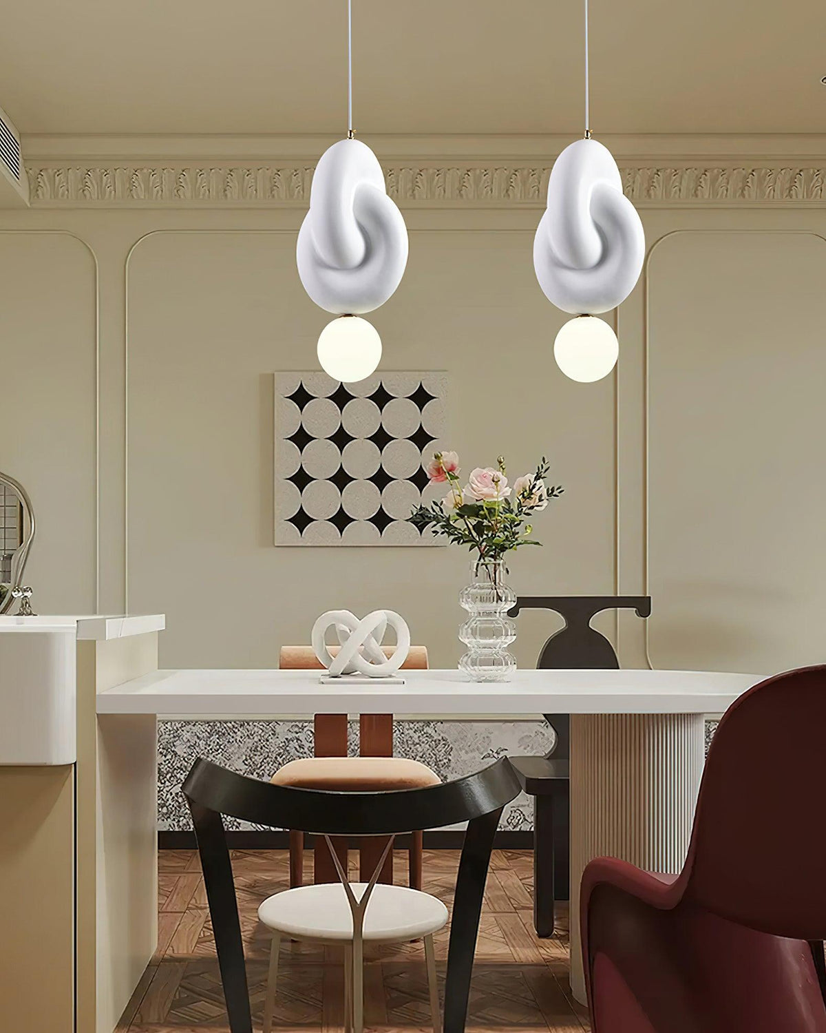 Zelireth Créativité Individuelle Résine Verre Suspension - Neutralighting