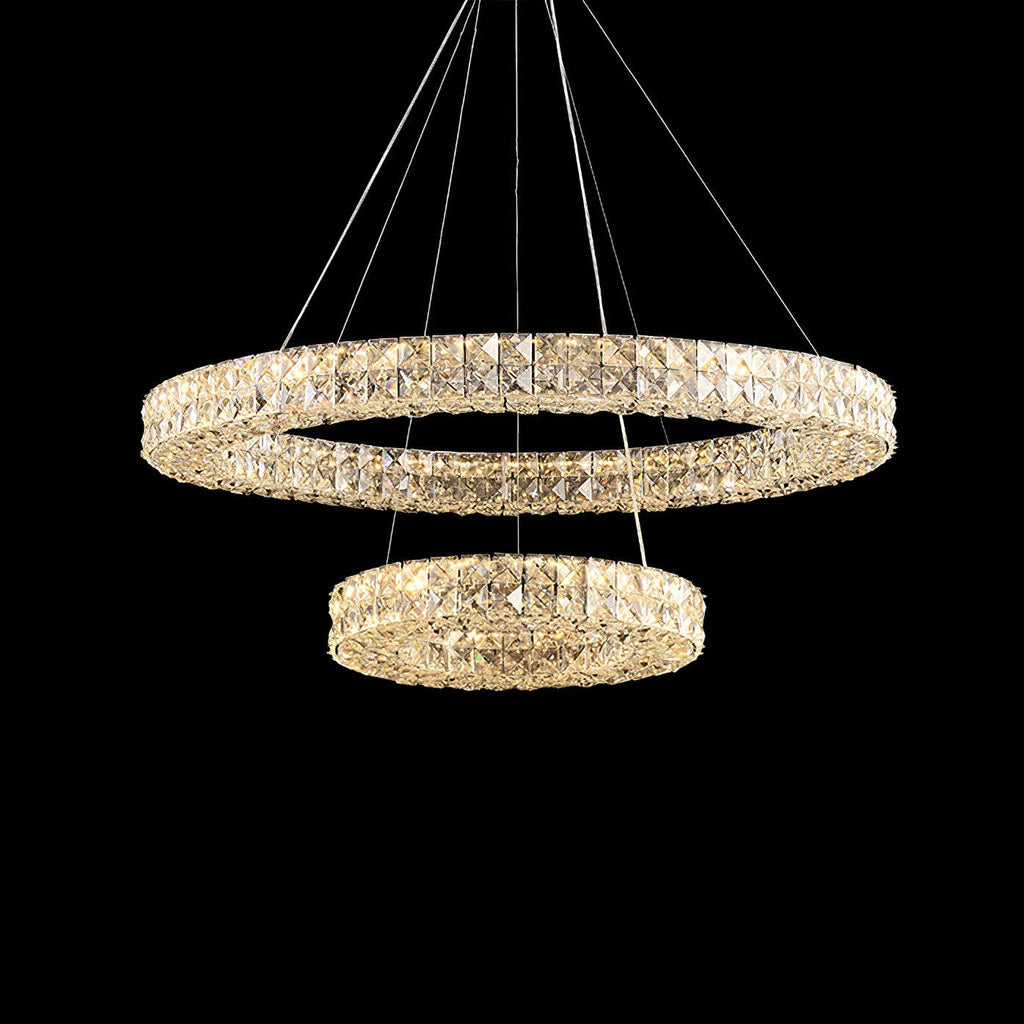 Lustra Chandelier Anneau Cristal Spiridon Luxe - Neutralighting