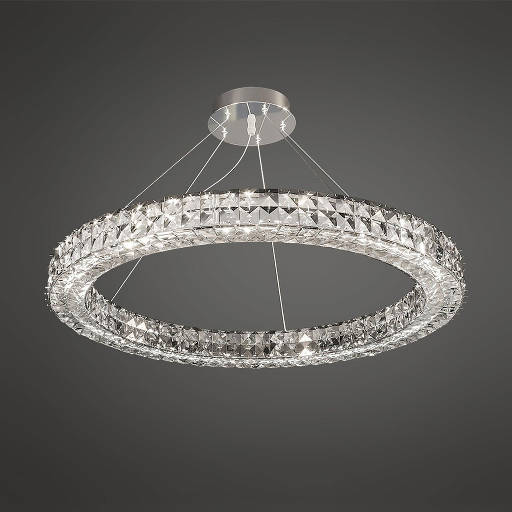 Lustra Chandelier Anneau Cristal Spiridon Luxe - Neutralighting