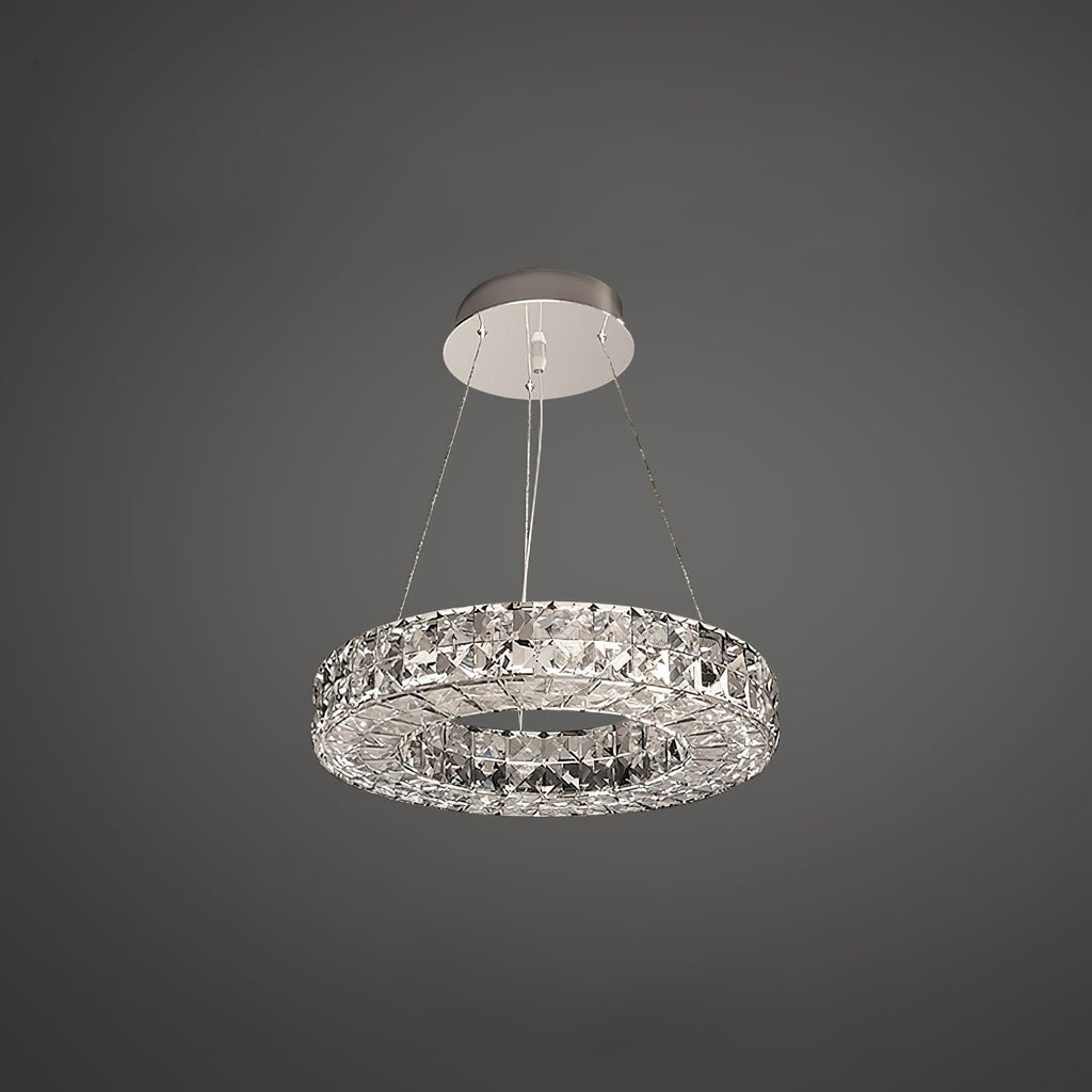 Lustra Chandelier Anneau Cristal Spiridon Luxe - Neutralighting