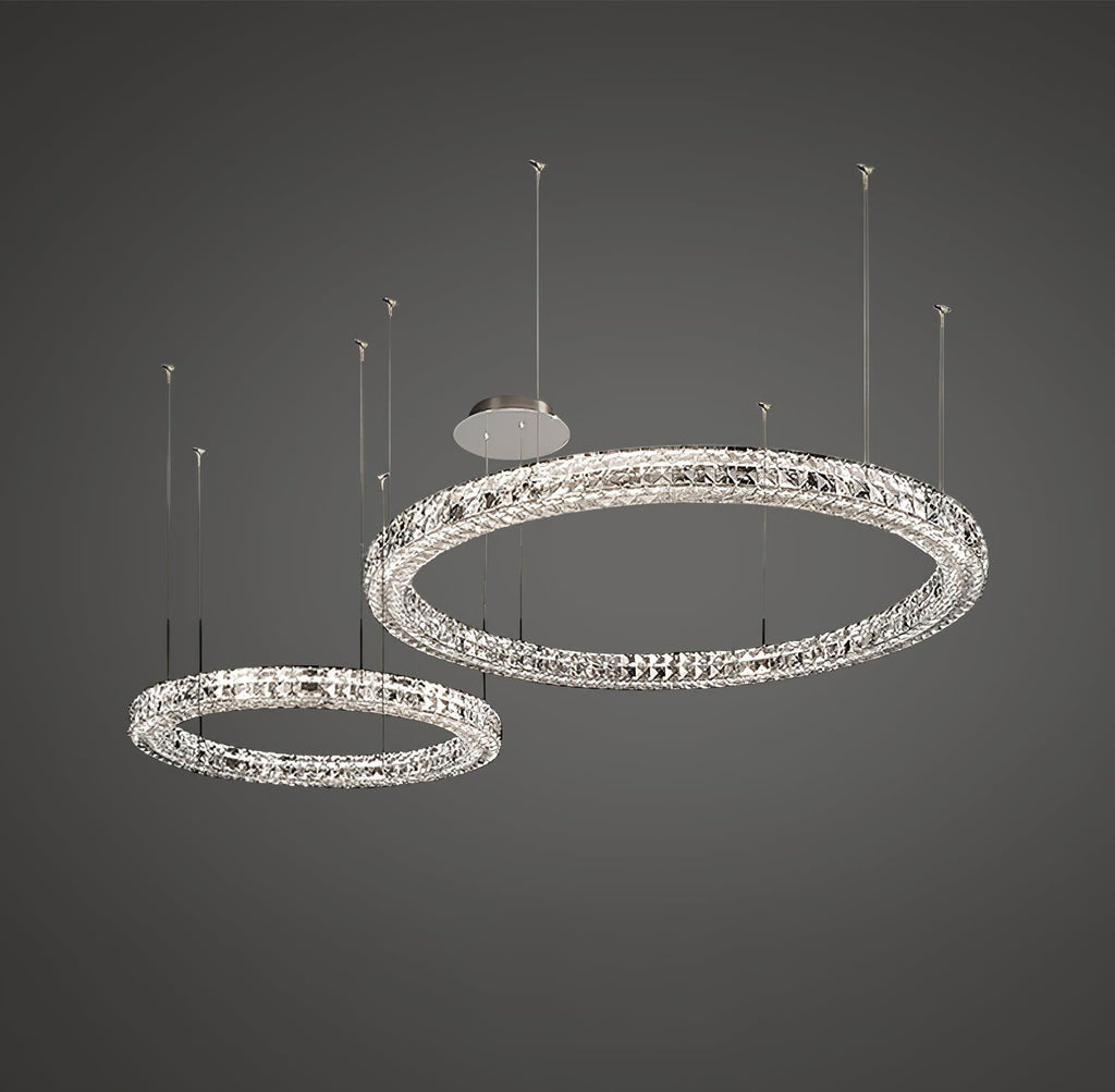 Lustra Chandelier Anneau Cristal Spiridon Luxe - Neutralighting