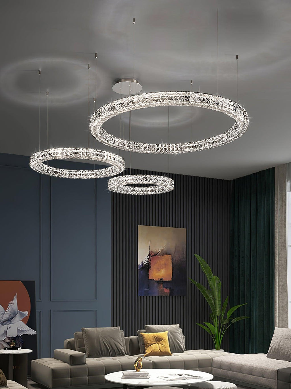 Lustra Chandelier Anneau Cristal Spiridon Luxe - Neutralighting