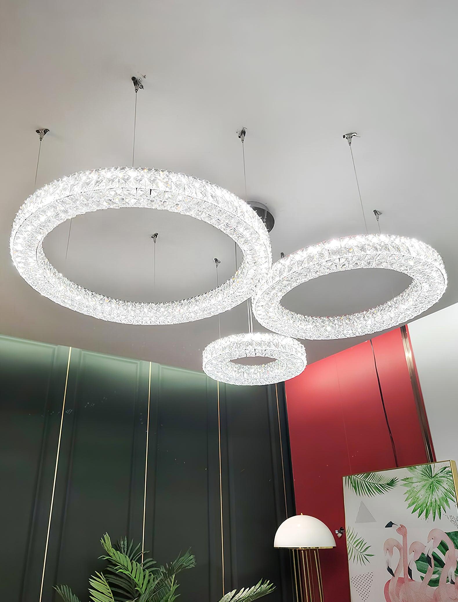 Lustra Chandelier Anneau Cristal Spiridon Luxe - Neutralighting