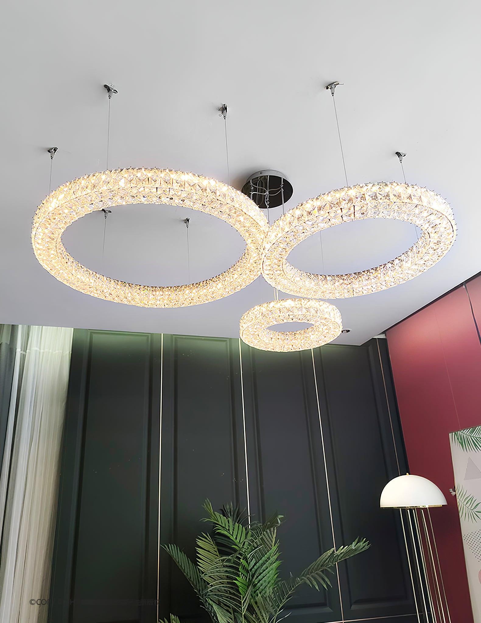 Lustra Chandelier Anneau Cristal Spiridon Luxe - Neutralighting