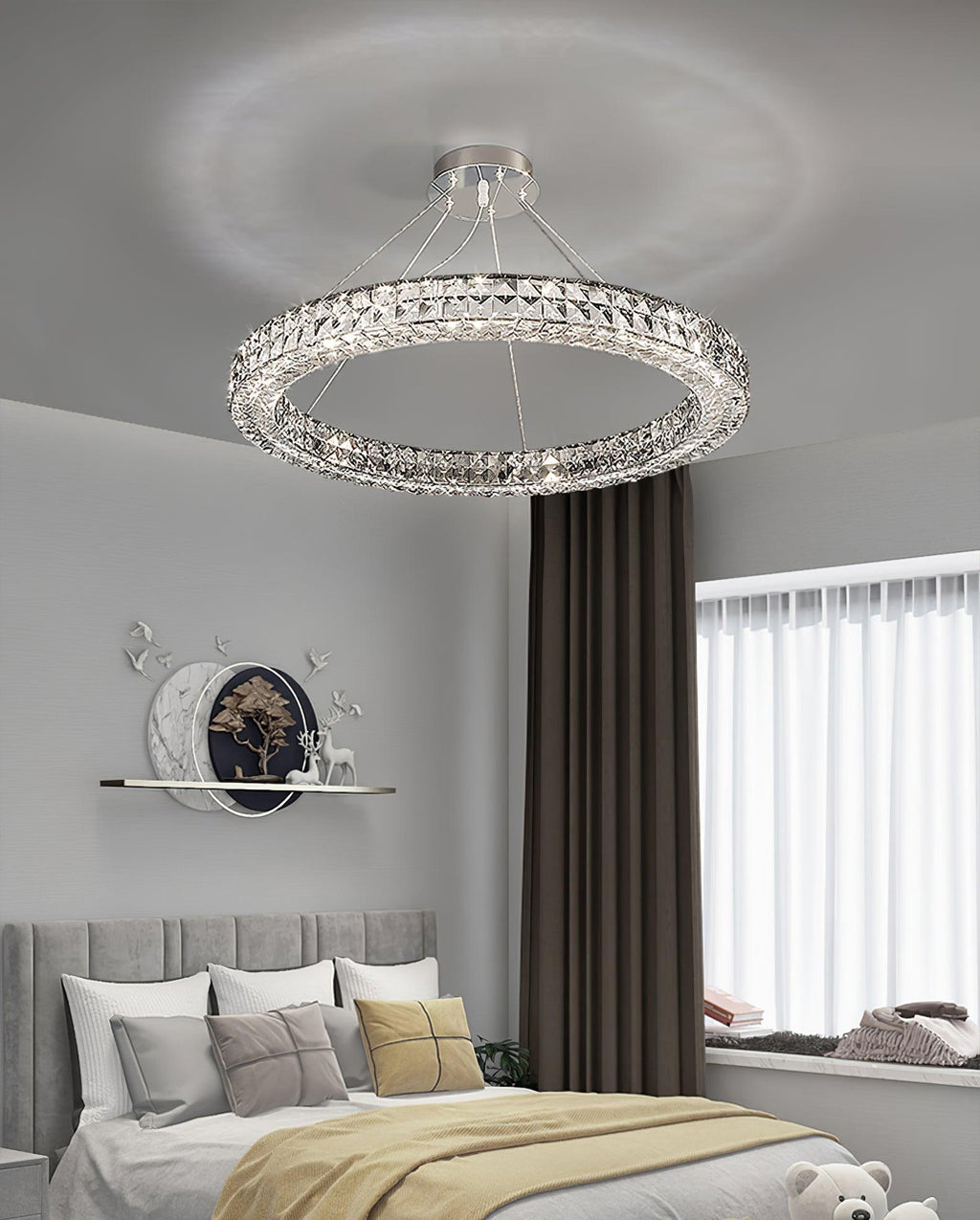 Lustra Chandelier Anneau Cristal Spiridon Luxe - Neutralighting