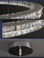 Lustra Chandelier Anneau Cristal Spiridon Luxe - Neutralighting