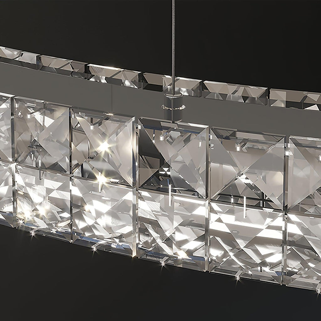 Lustra Chandelier Anneau Cristal Spiridon Luxe - Neutralighting