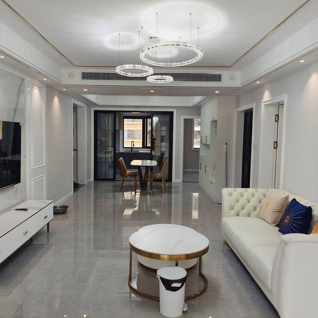 Lustra Chandelier Anneau Cristal Spiridon Luxe - Neutralighting