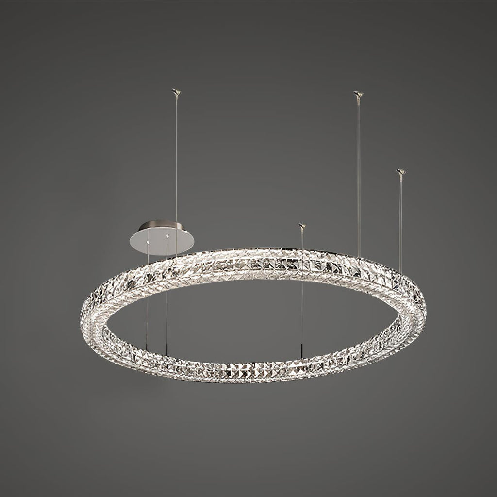 Lustra Chandelier Anneau Cristal Spiridon Luxe - Neutralighting