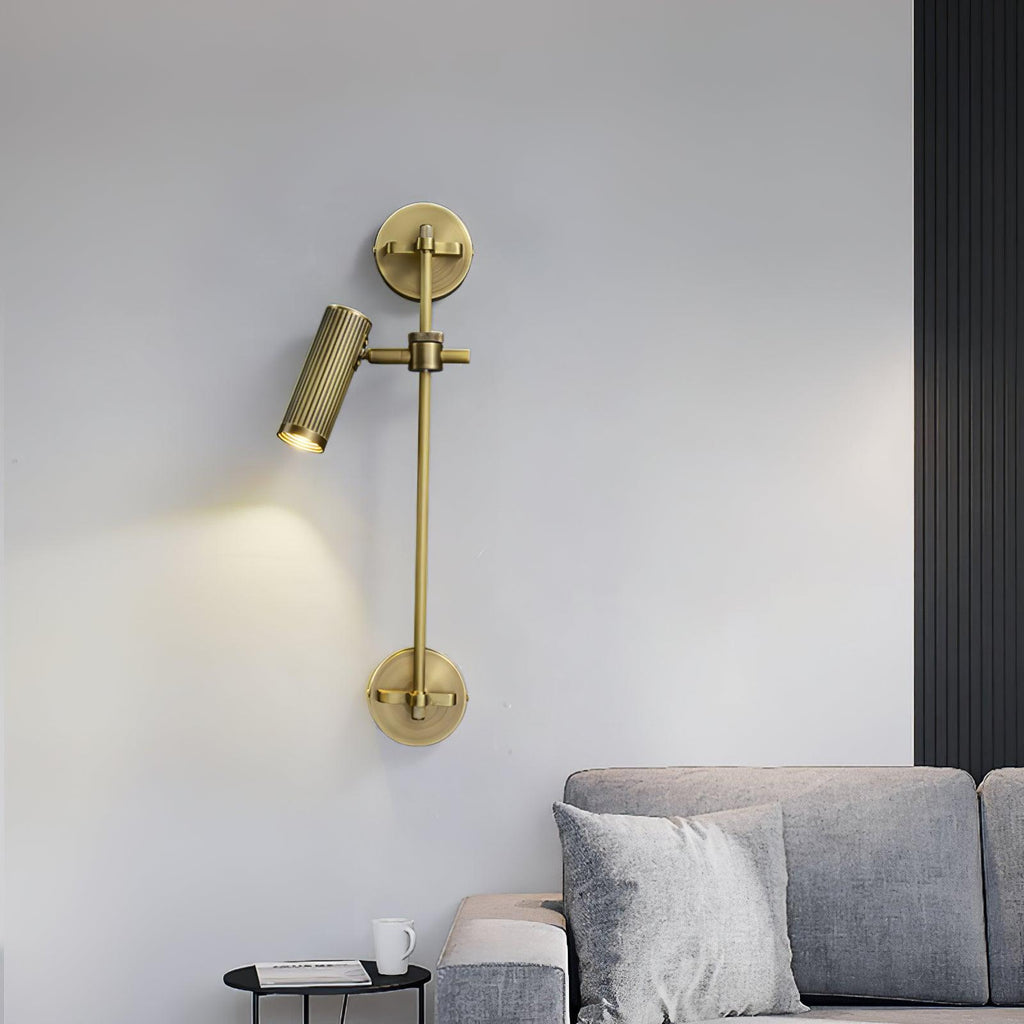 Glintice Applique murale industrielle en laiton - Neutralighting