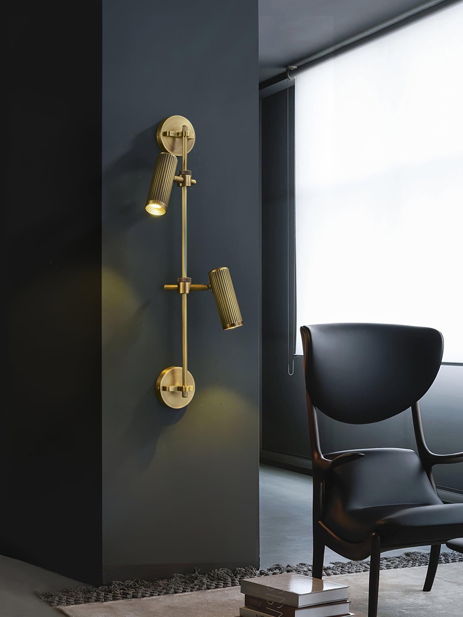 Glintice Applique murale industrielle en laiton - Neutralighting