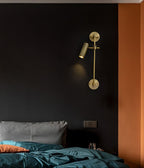 Glintice Applique murale industrielle en laiton - Neutralighting