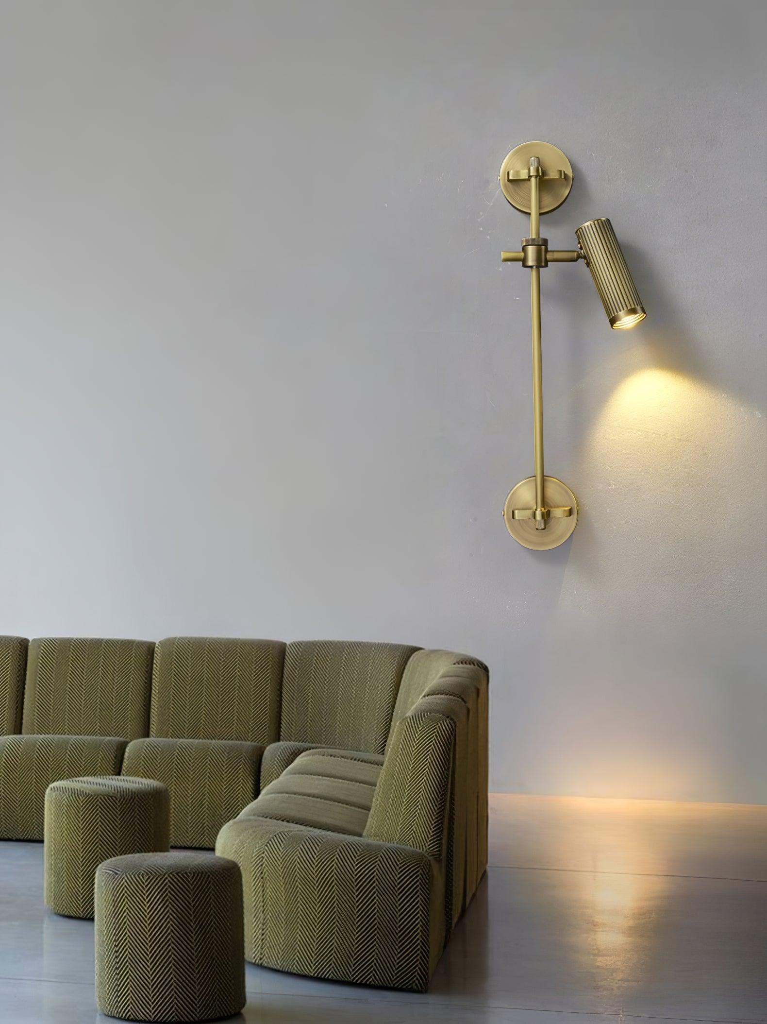 Glintice Applique murale industrielle en laiton - Neutralighting