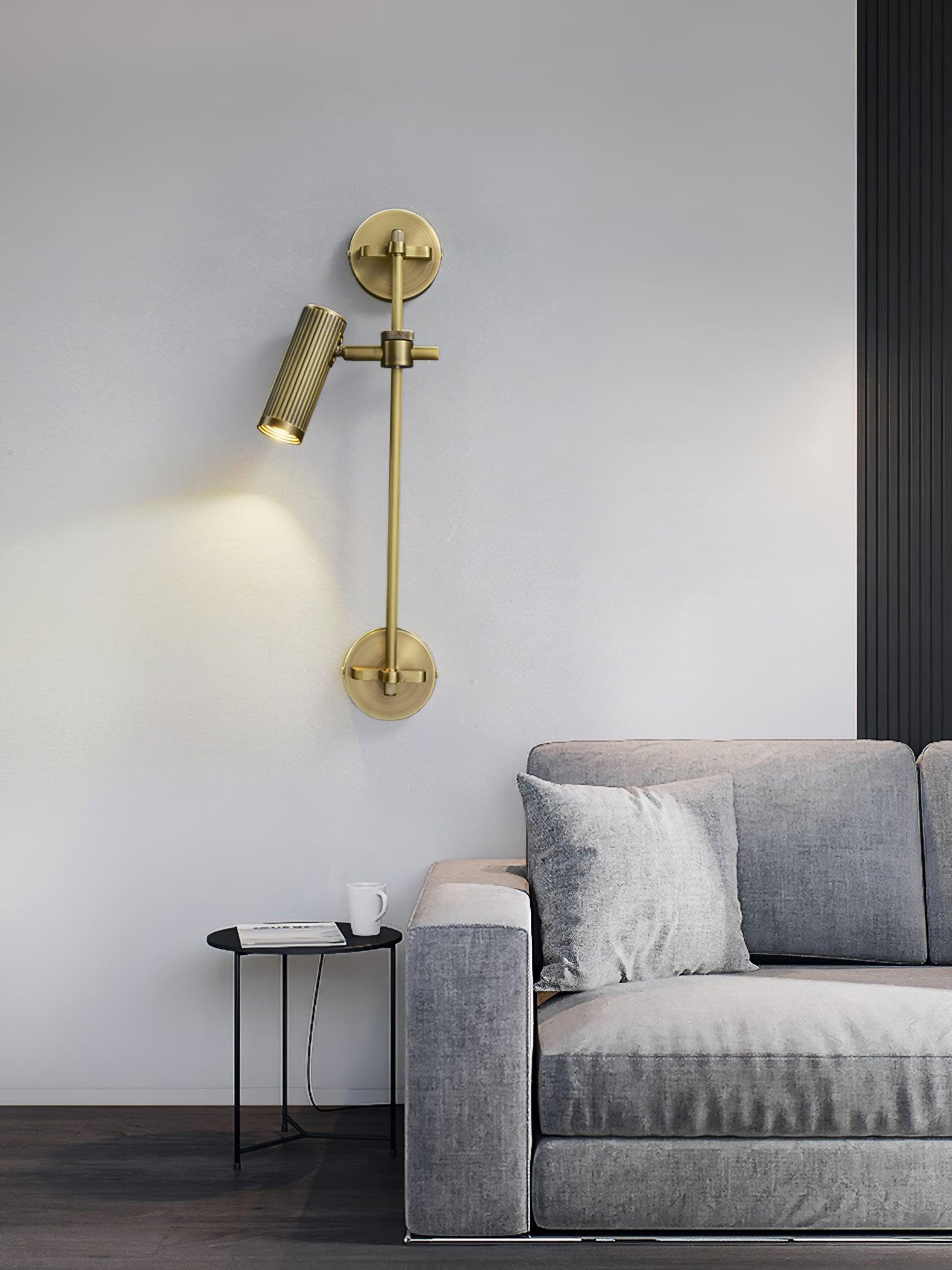 Glintice Applique murale industrielle en laiton - Neutralighting