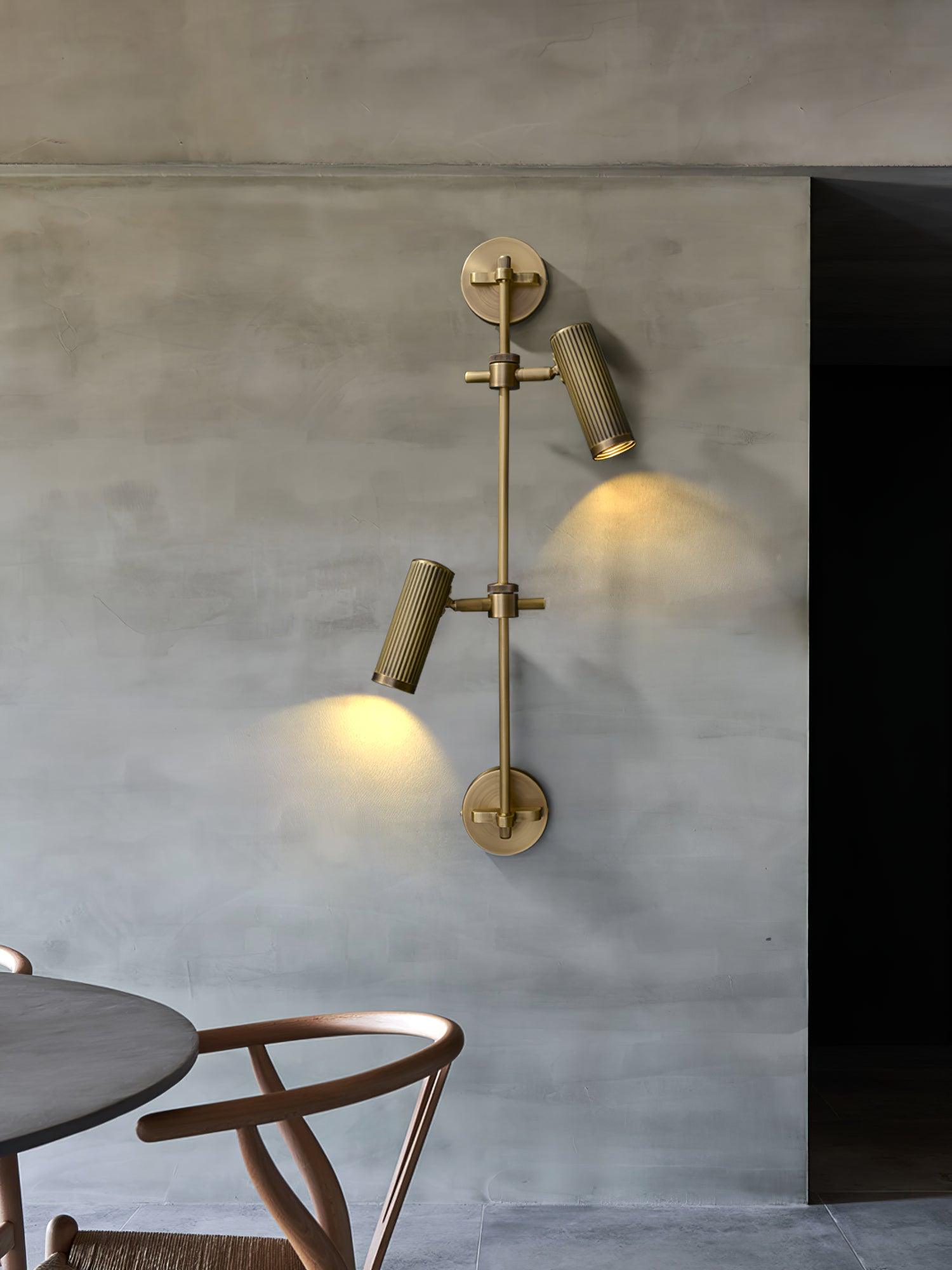 Glintice Applique murale industrielle en laiton - Neutralighting