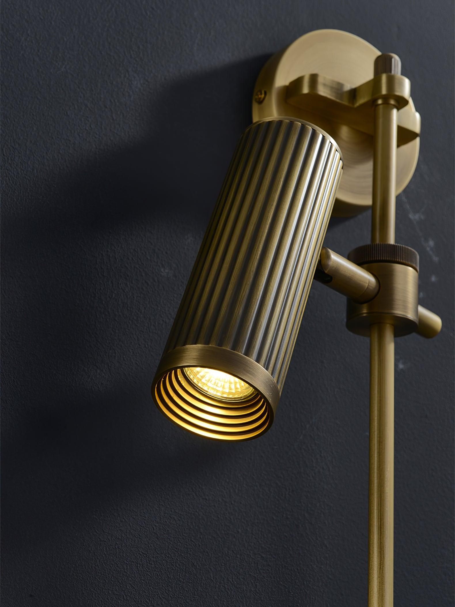 Glintice Applique murale industrielle en laiton - Neutralighting