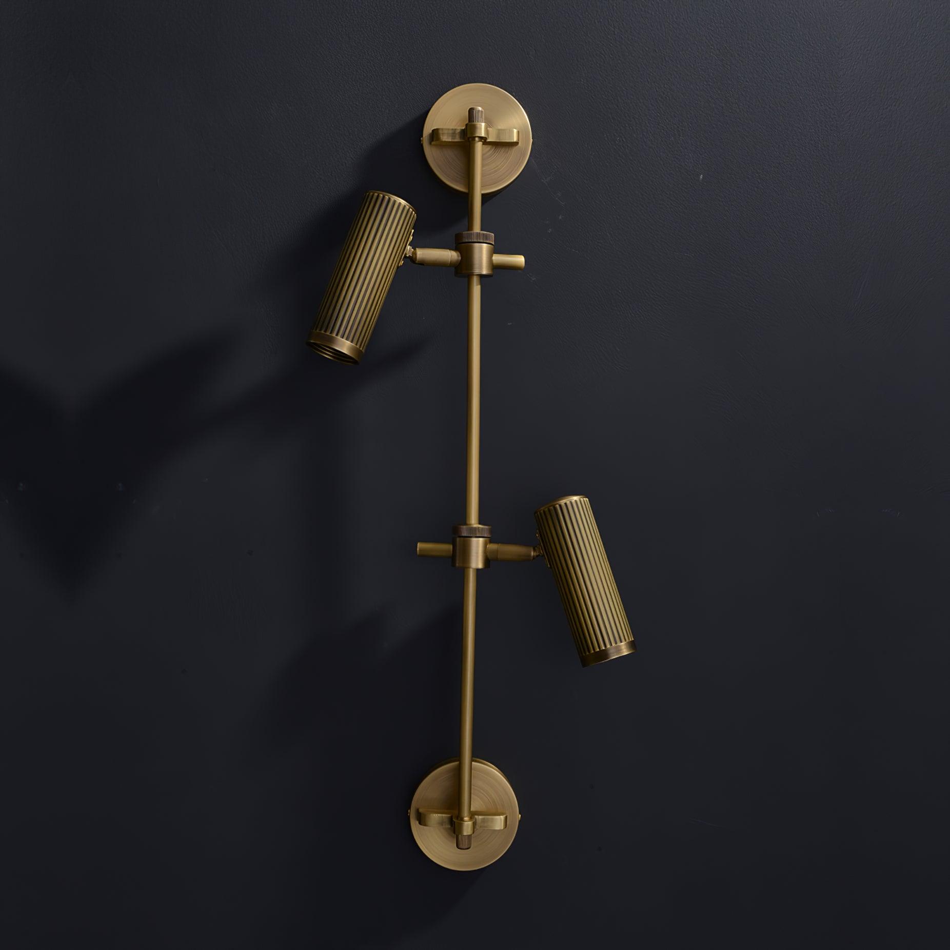 Glintice Applique murale industrielle en laiton - Neutralighting