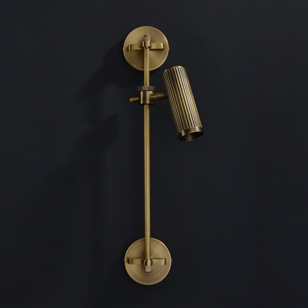 Glintice Applique murale industrielle en laiton - Neutralighting