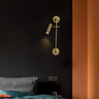 Glintice Applique murale industrielle en laiton - Neutralighting