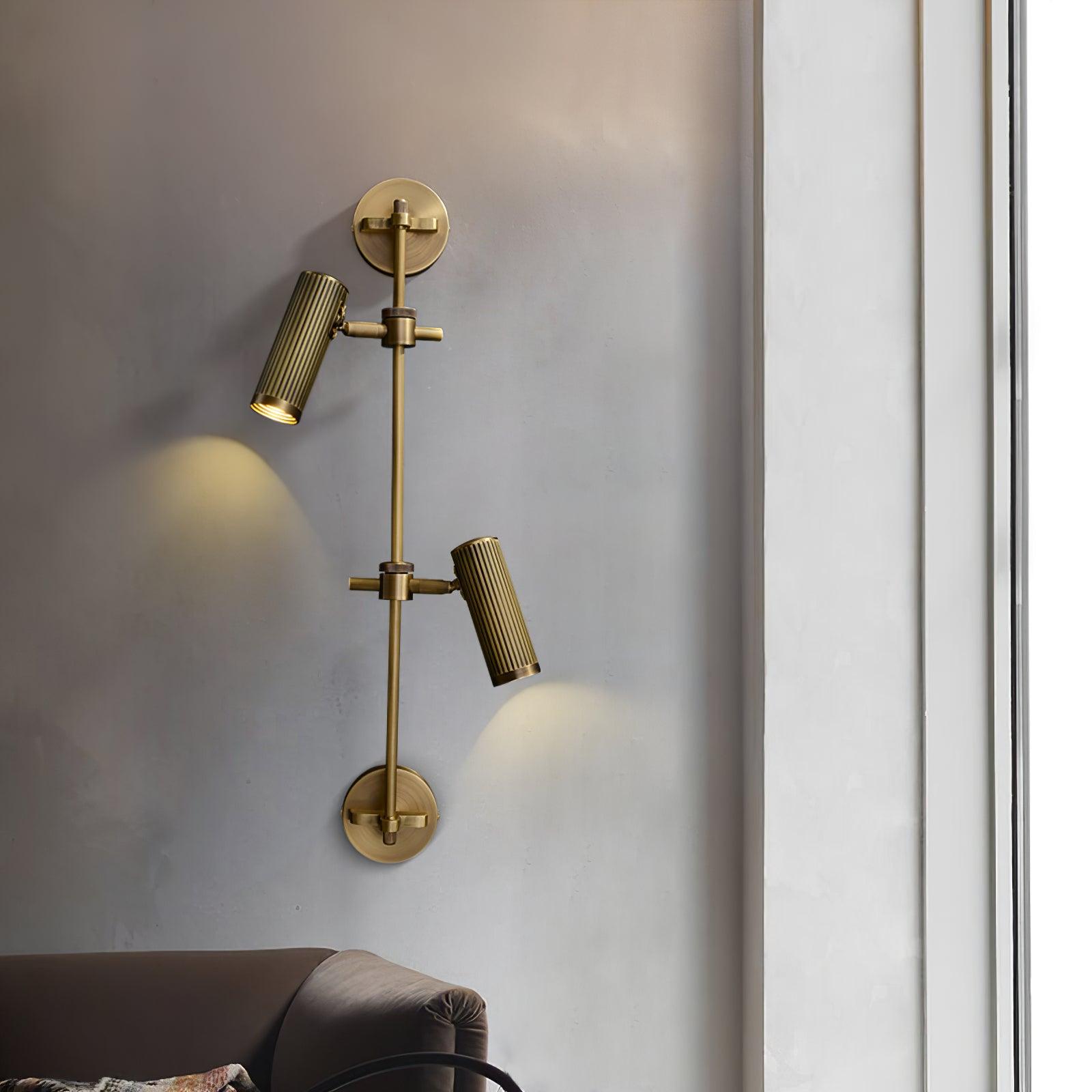 Glintice Applique murale industrielle en laiton - Neutralighting