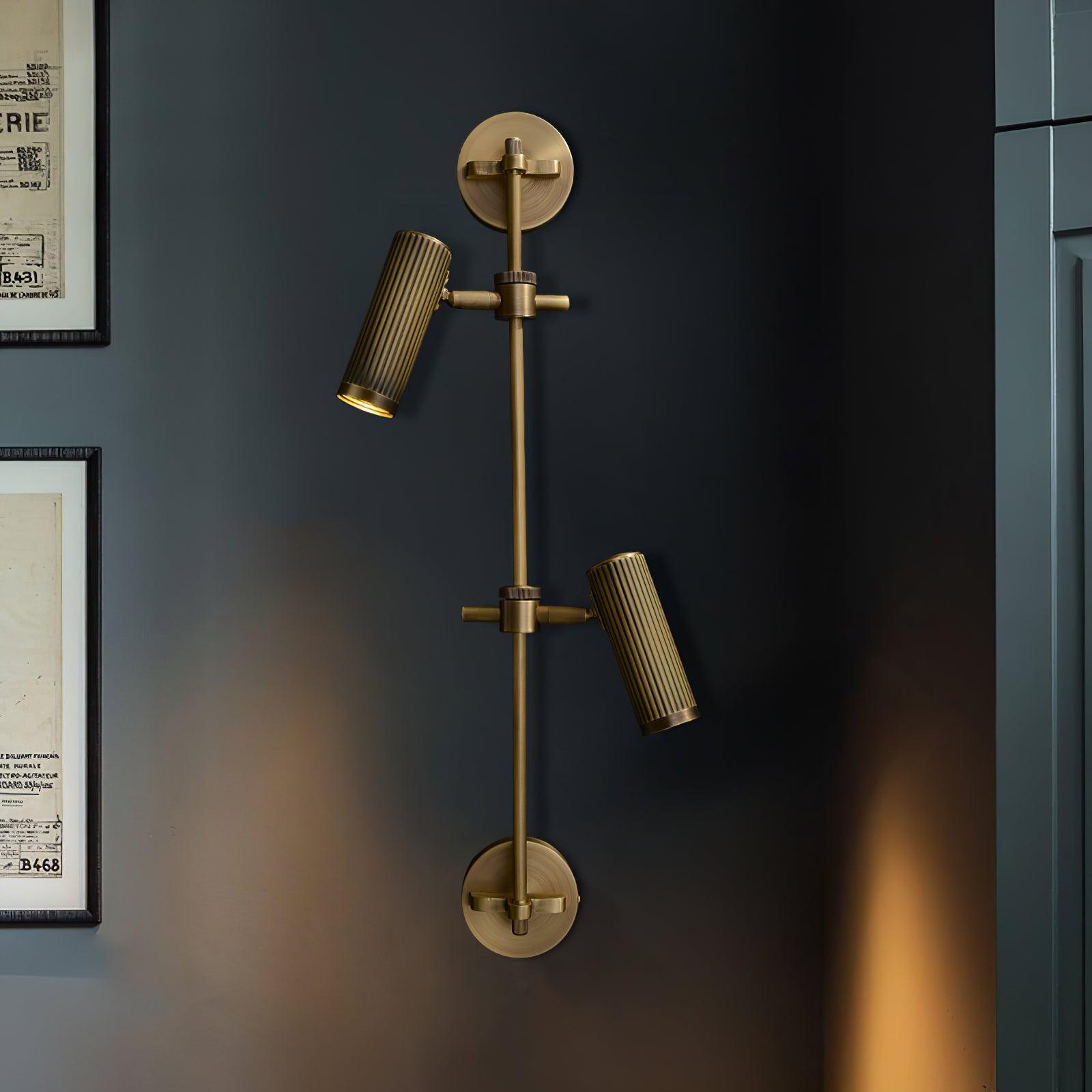 Glintice Applique murale industrielle en laiton - Neutralighting