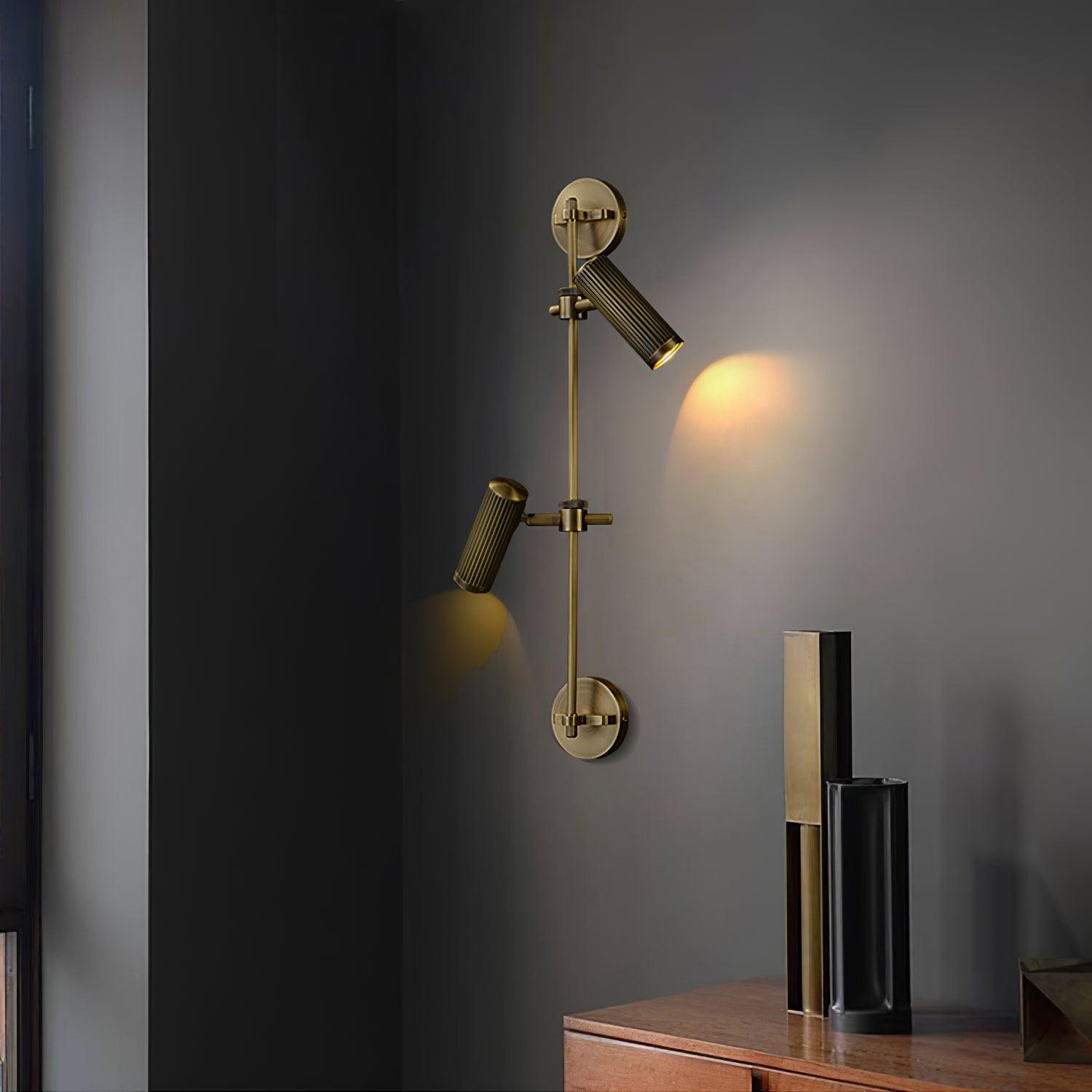 Glintice Applique murale industrielle en laiton - Neutralighting