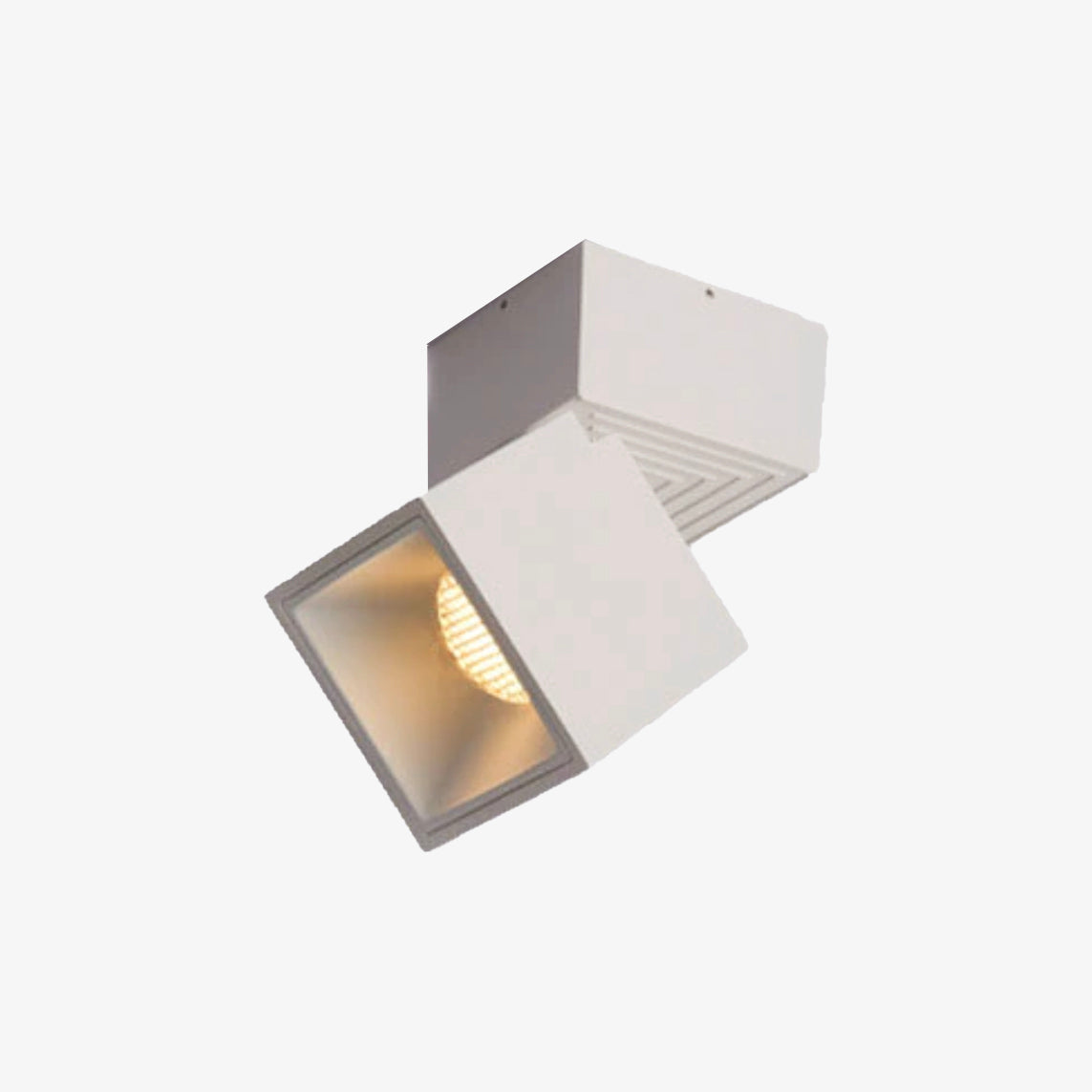 Spot design cubique avec angle réglable Irma Paul Partition en Métal - Une Présence Décorative Affirmée
