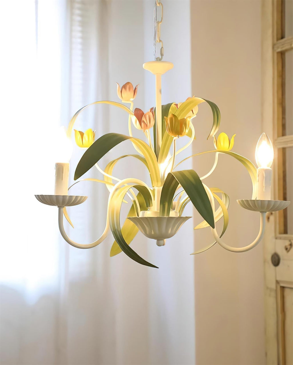 Springeau Chandelier Botanique Floral Fantaisie - Neutralighting