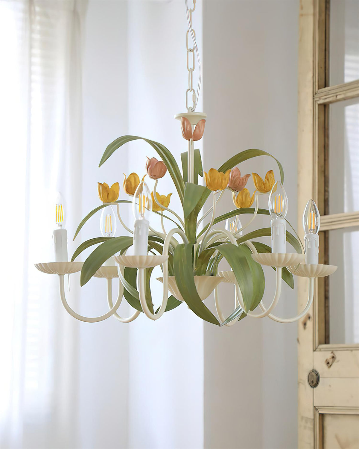 Springeau Chandelier Botanique Floral Fantaisie - Neutralighting