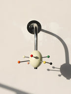 Sputnik Porte-Manteau Mural avec Crochets Colorés pour Couloir Moderne - Neutralighting