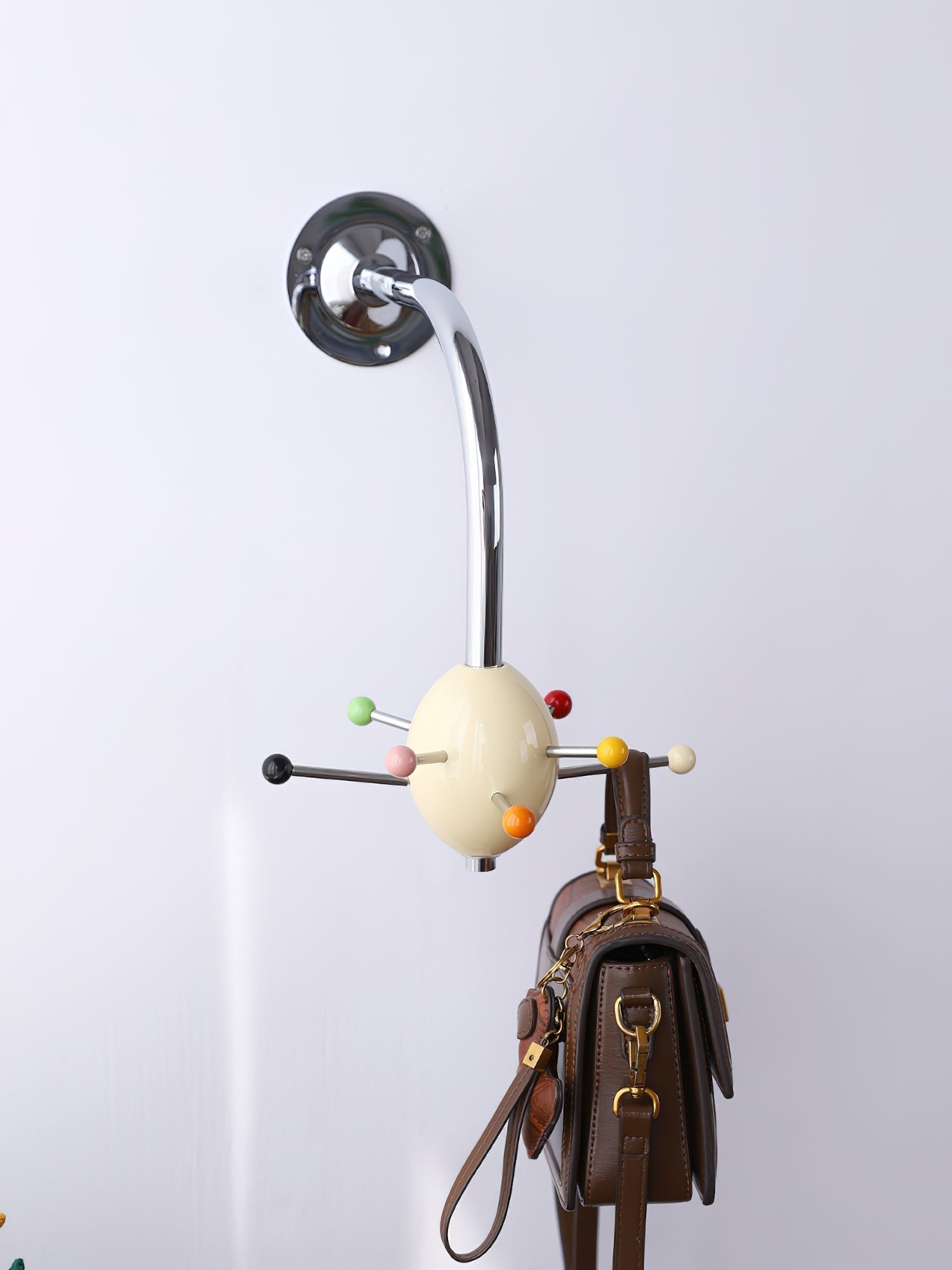 Sputnik Porte-Manteau Mural avec Crochets Colorés pour Couloir Moderne - Neutralighting