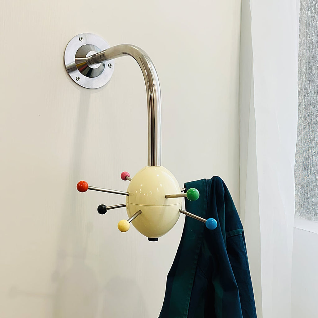 Sputnik Porte-Manteau Mural avec Crochets Colorés pour Couloir Moderne - Neutralighting