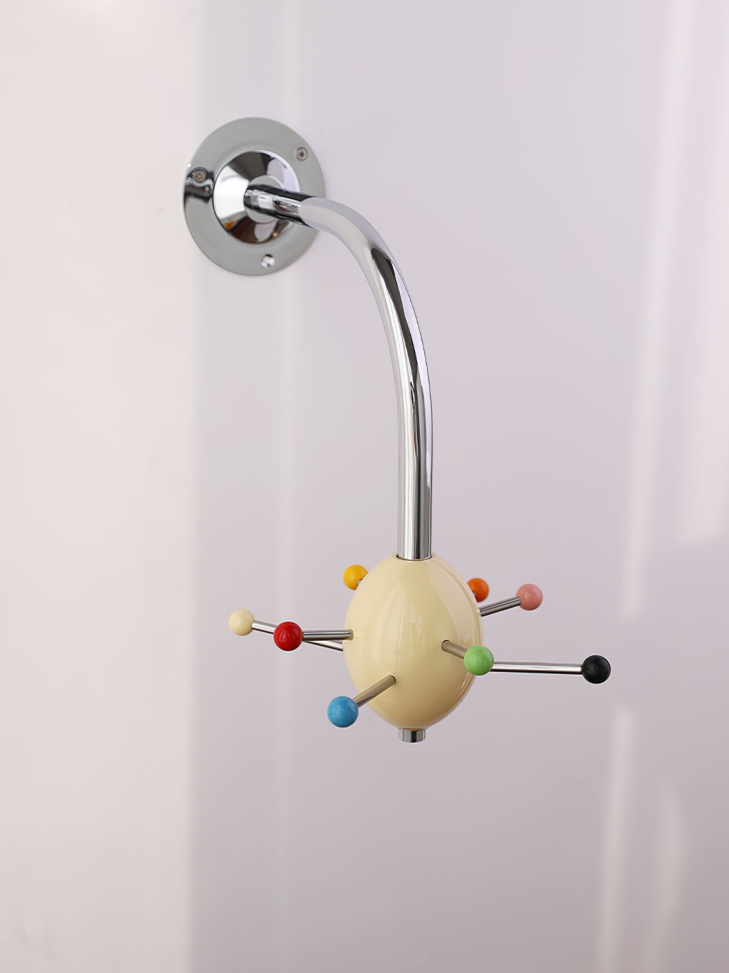 Sputnik Porte-Manteau Mural avec Crochets Colorés pour Couloir Moderne - Neutralighting