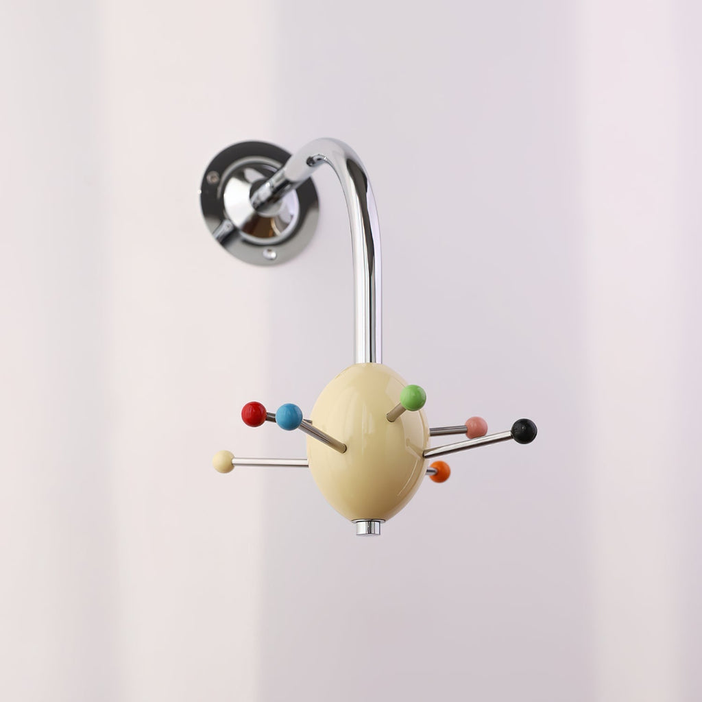 Sputnik Porte-Manteau Mural avec Crochets Colorés pour Couloir Moderne - Neutralighting