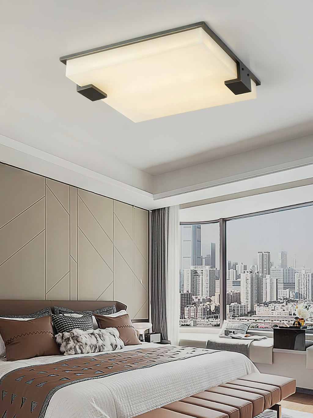 Otalyra Lampe Plafonnier en Albâtre Minimaliste - Neutralighting