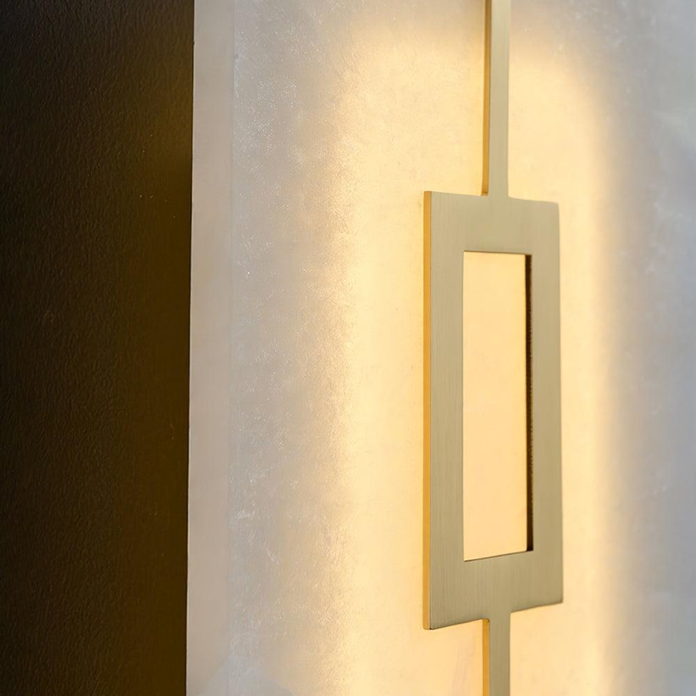 Alvelor Géométrique Albâtre Luminaire Mural - Neutralighting