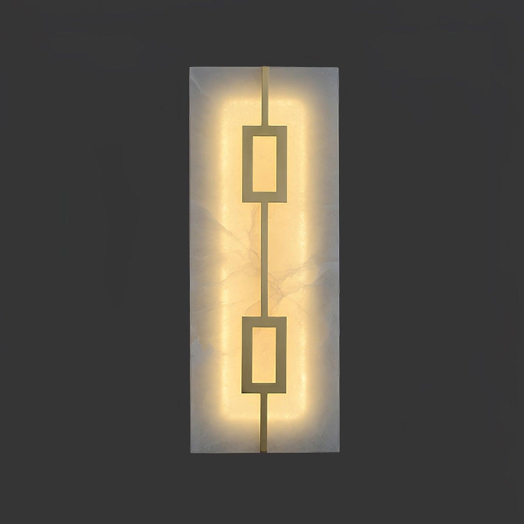 Alvelor Géométrique Albâtre Luminaire Mural - Neutralighting