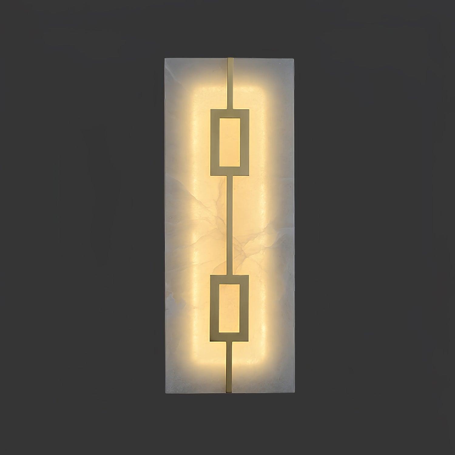Alvelor Géométrique Albâtre Luminaire Mural - Neutralighting