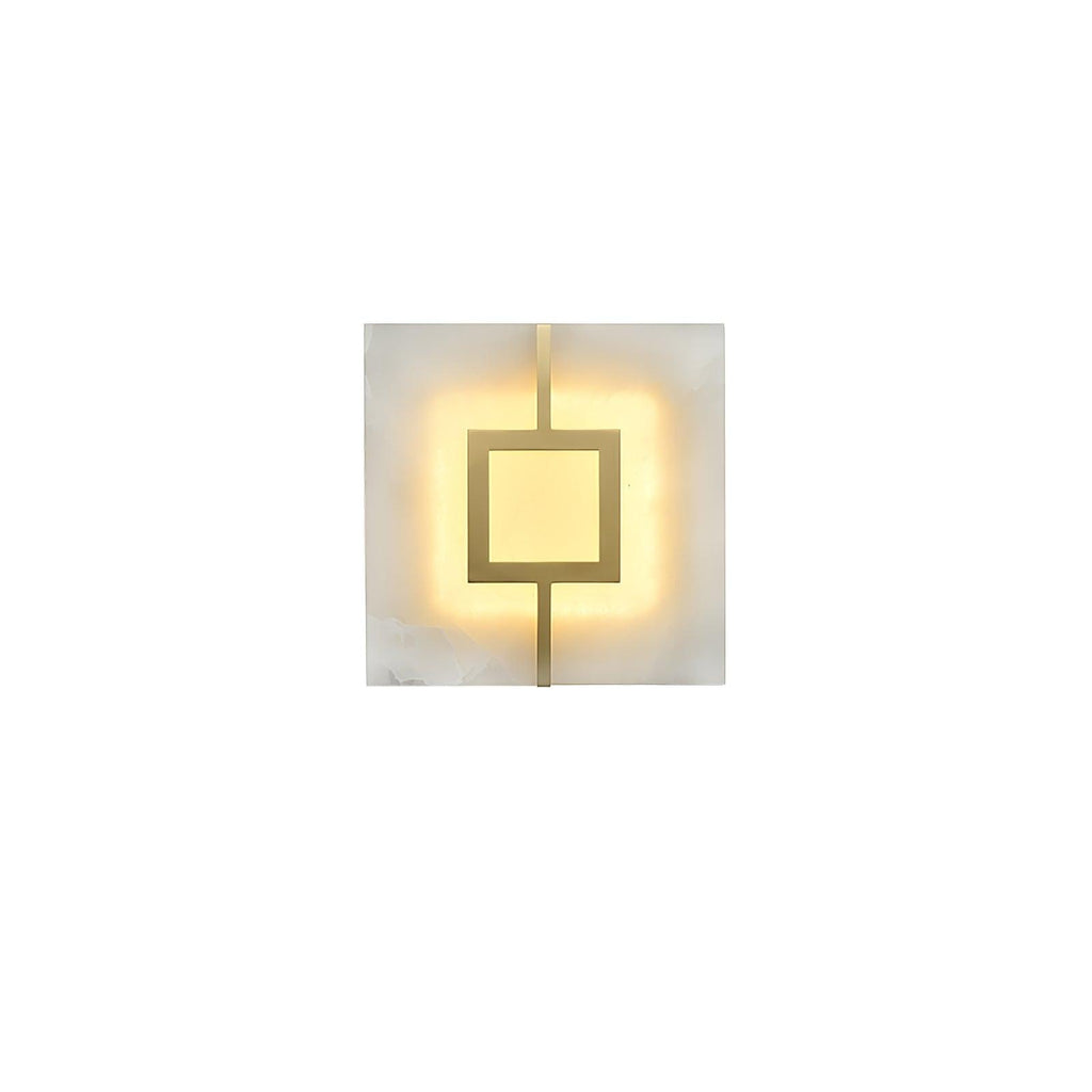 Alvelor Géométrique Albâtre Luminaire Mural - Neutralighting