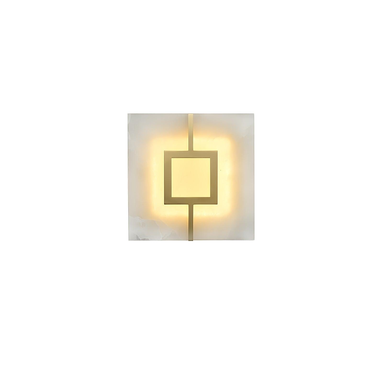 Alvelor Géométrique Albâtre Luminaire Mural - Neutralighting
